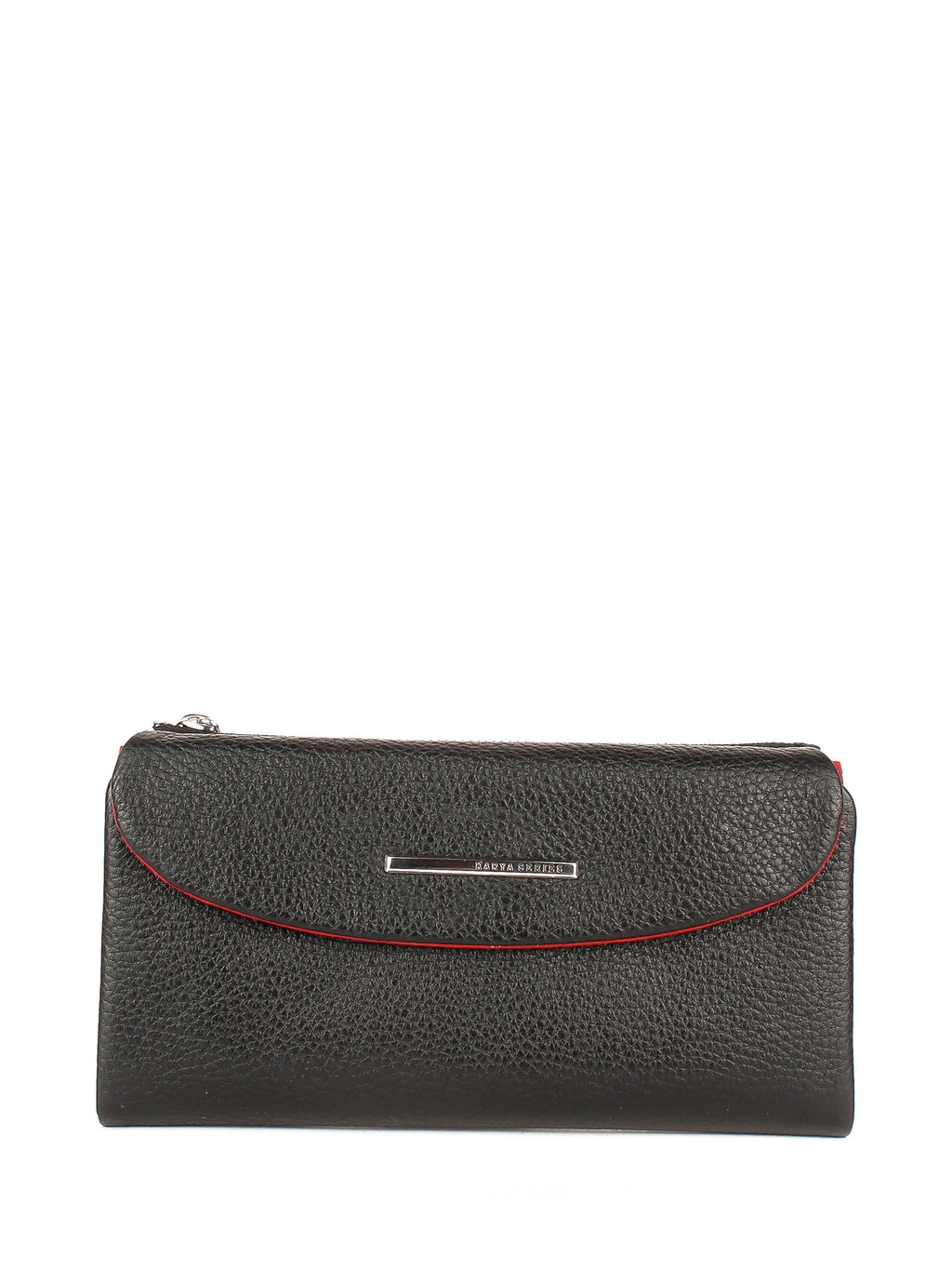 Cartera de piel italiana Negro 1172-45-46
