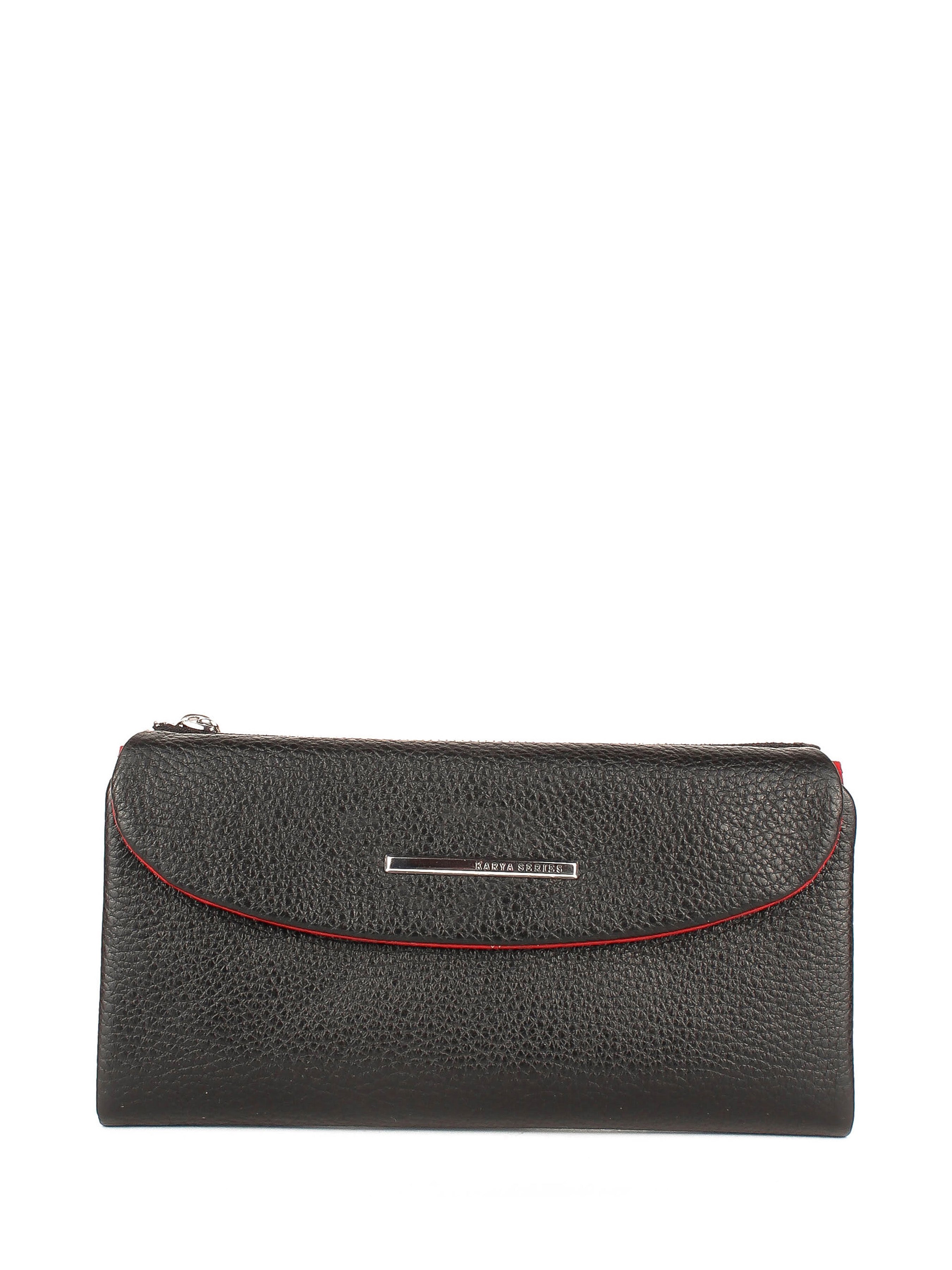 Cartera de piel italiana Negro 1172-45-46