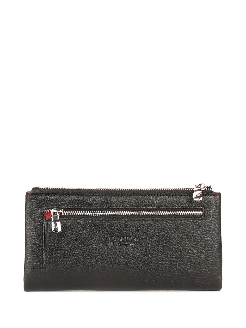 Cartera de piel italiana Negro 1172-45-46