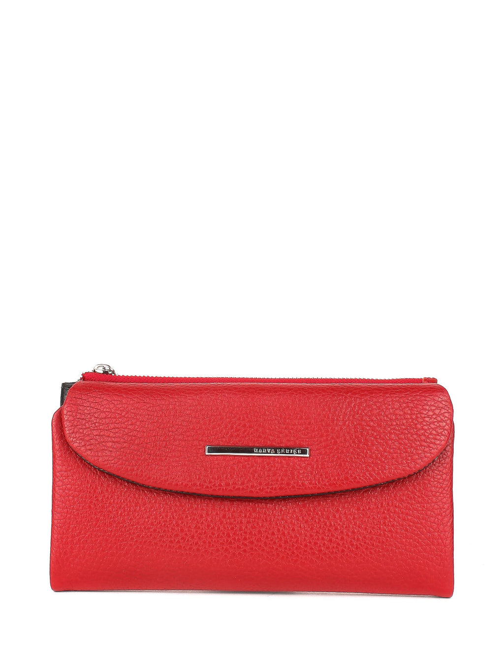 Cartera de piel italiana Rojo 1172-46-45
