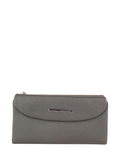 Cartera de piel italiana Gris 1172-081