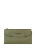 Cartera de piel italiana Verde 1172-084