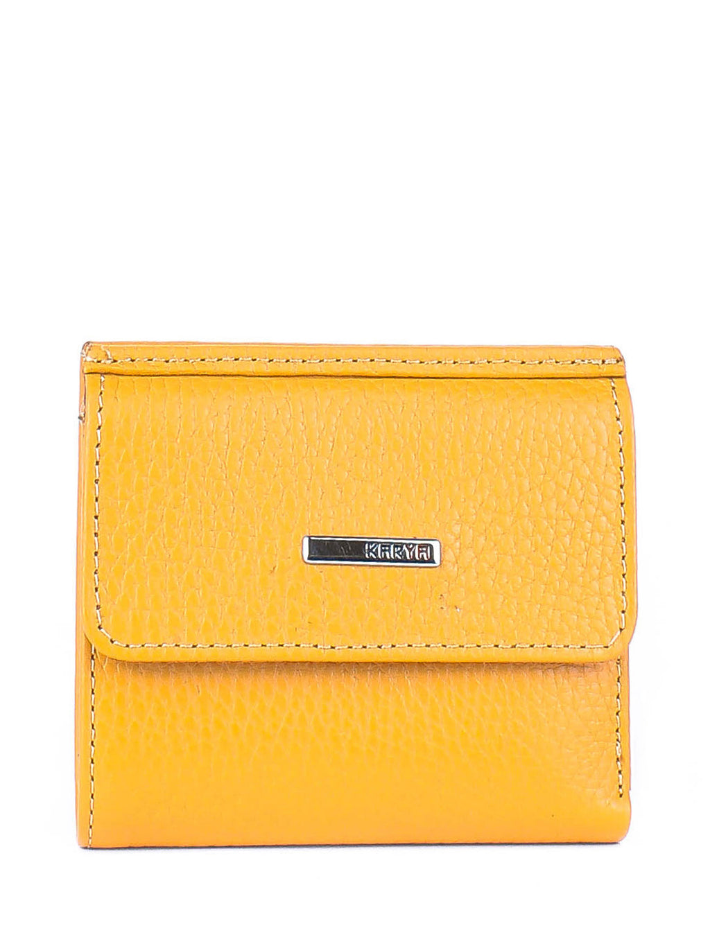 Cartera de piel italiana Amarillo 1066-056