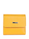 Cartera de piel italiana Amarillo 1066-056
