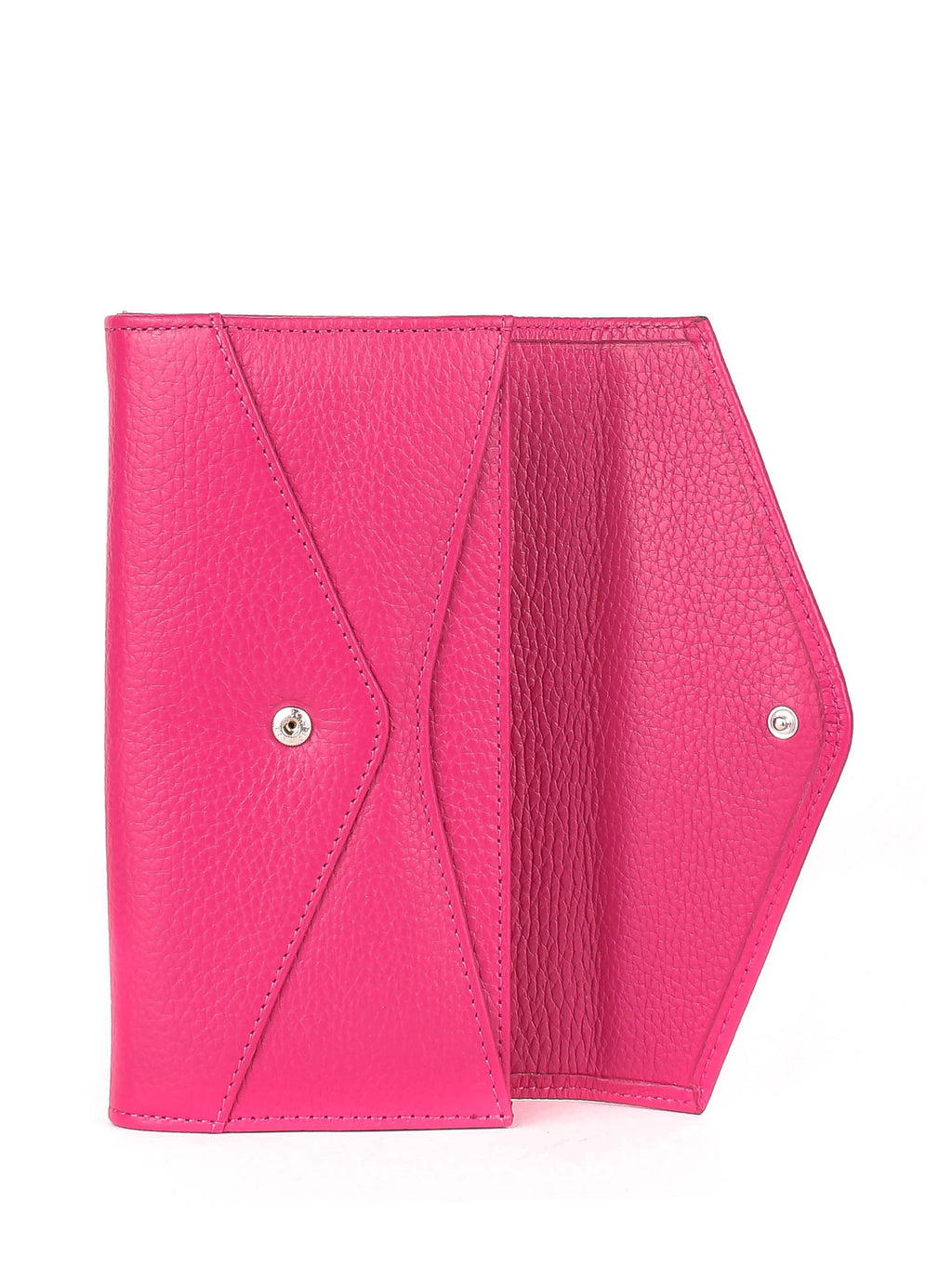 Bandolera de piel italiana Rosa 157-369