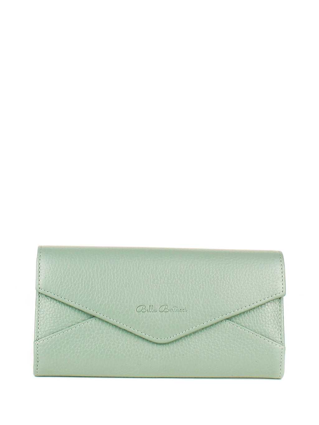 Bandolera de piel italiana Verde 157-752