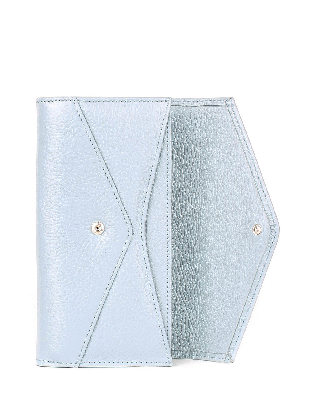 Bandolera de piel italiana Блакитний 157-690