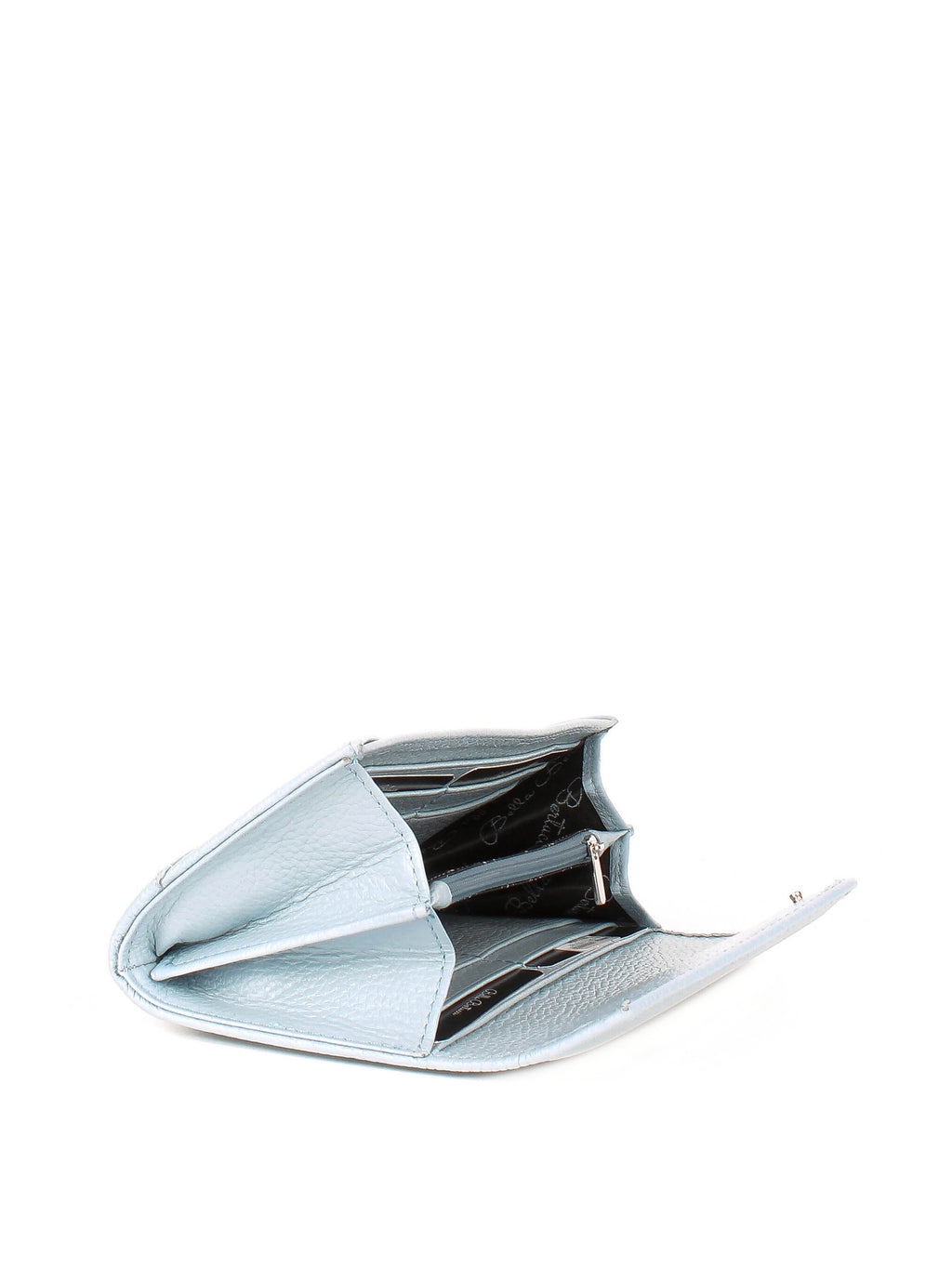 Bandolera de piel italiana Блакитний 157-690