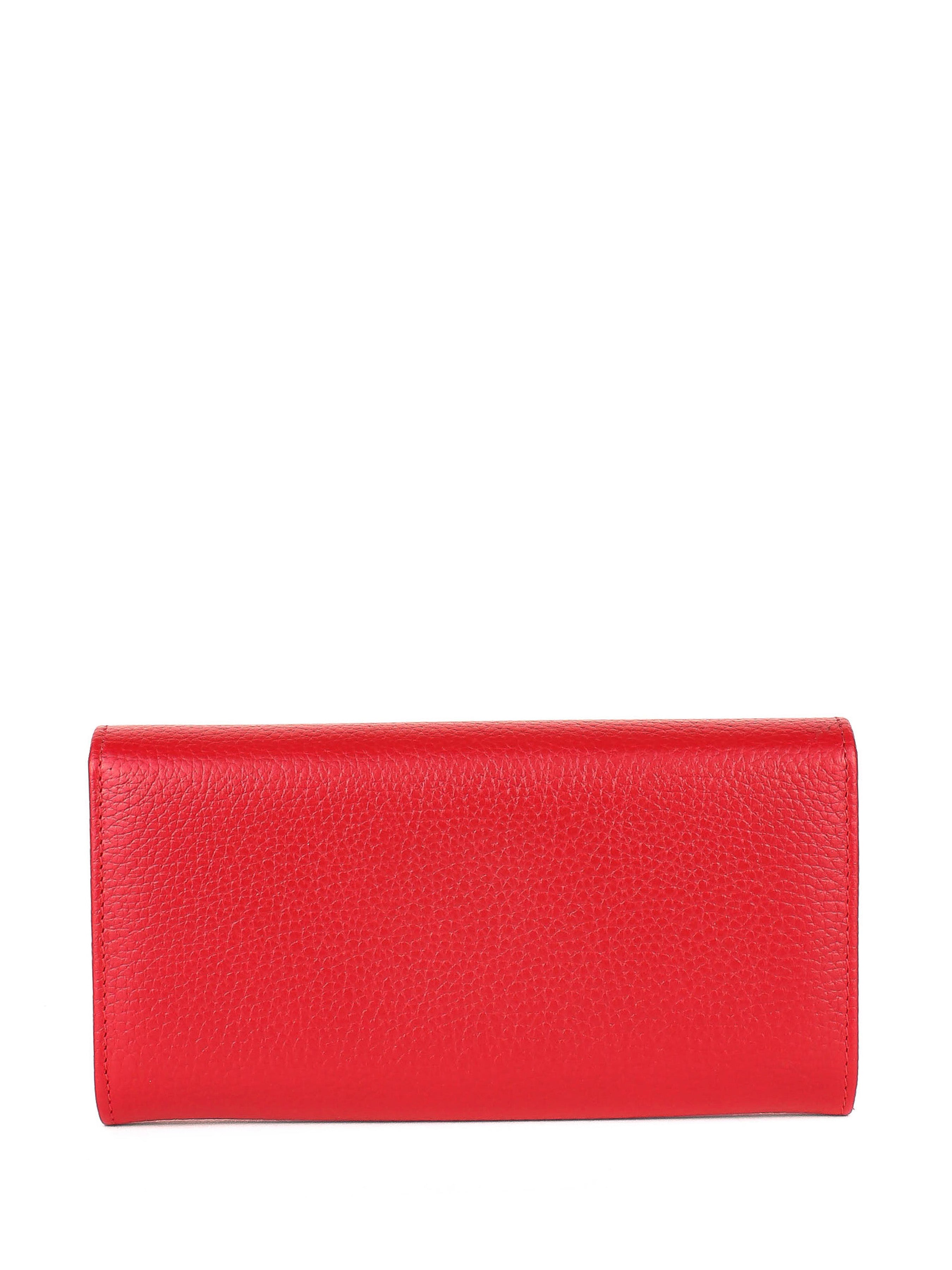 Bandolera de piel italiana Rojo 157-4