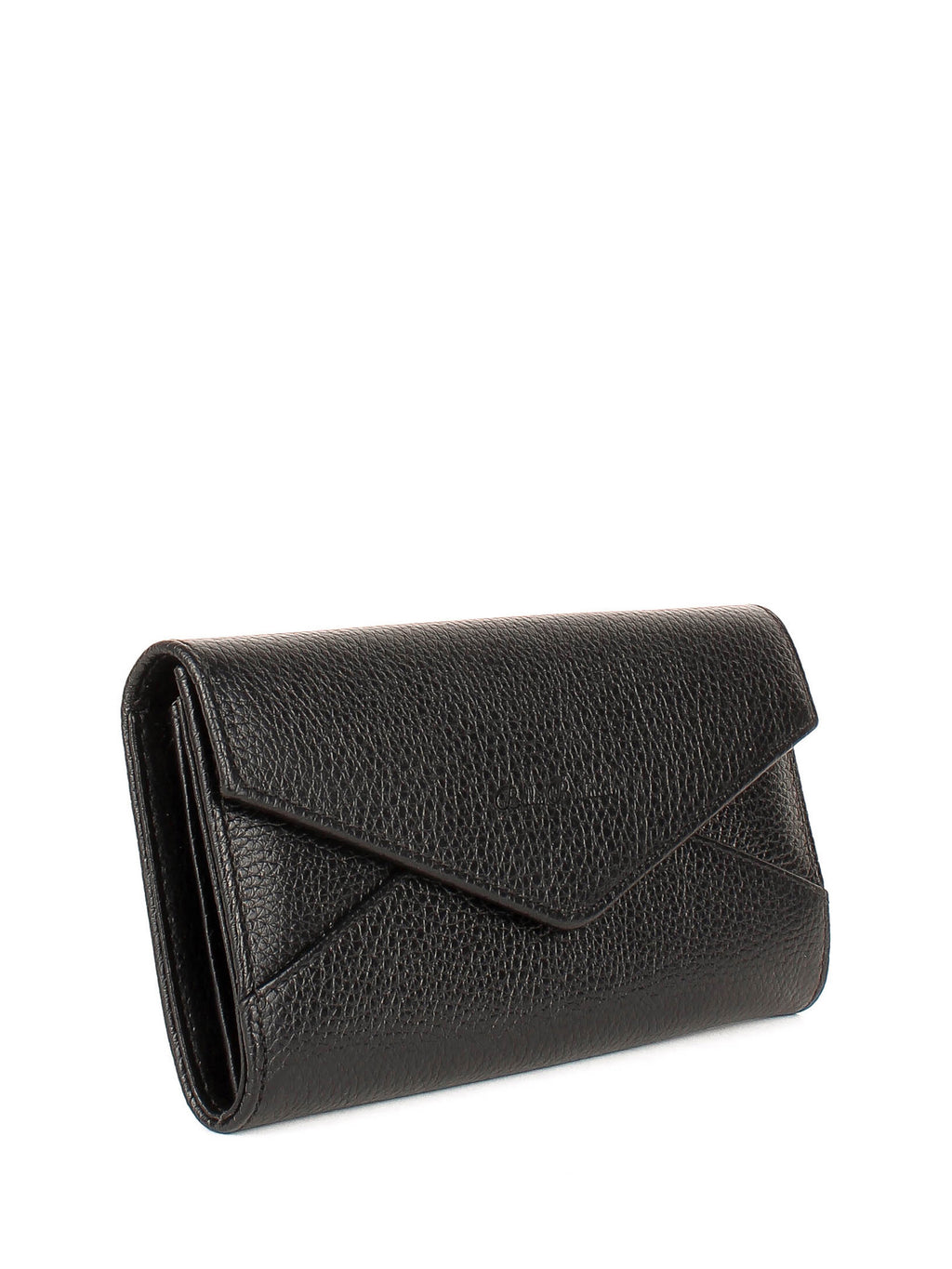 Bandolera de piel italiana Negro 157-01