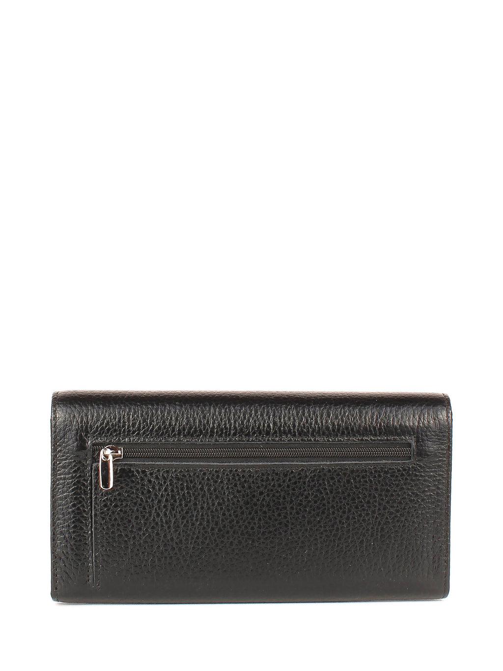 Cartera de piel italiana Negro 900-01
