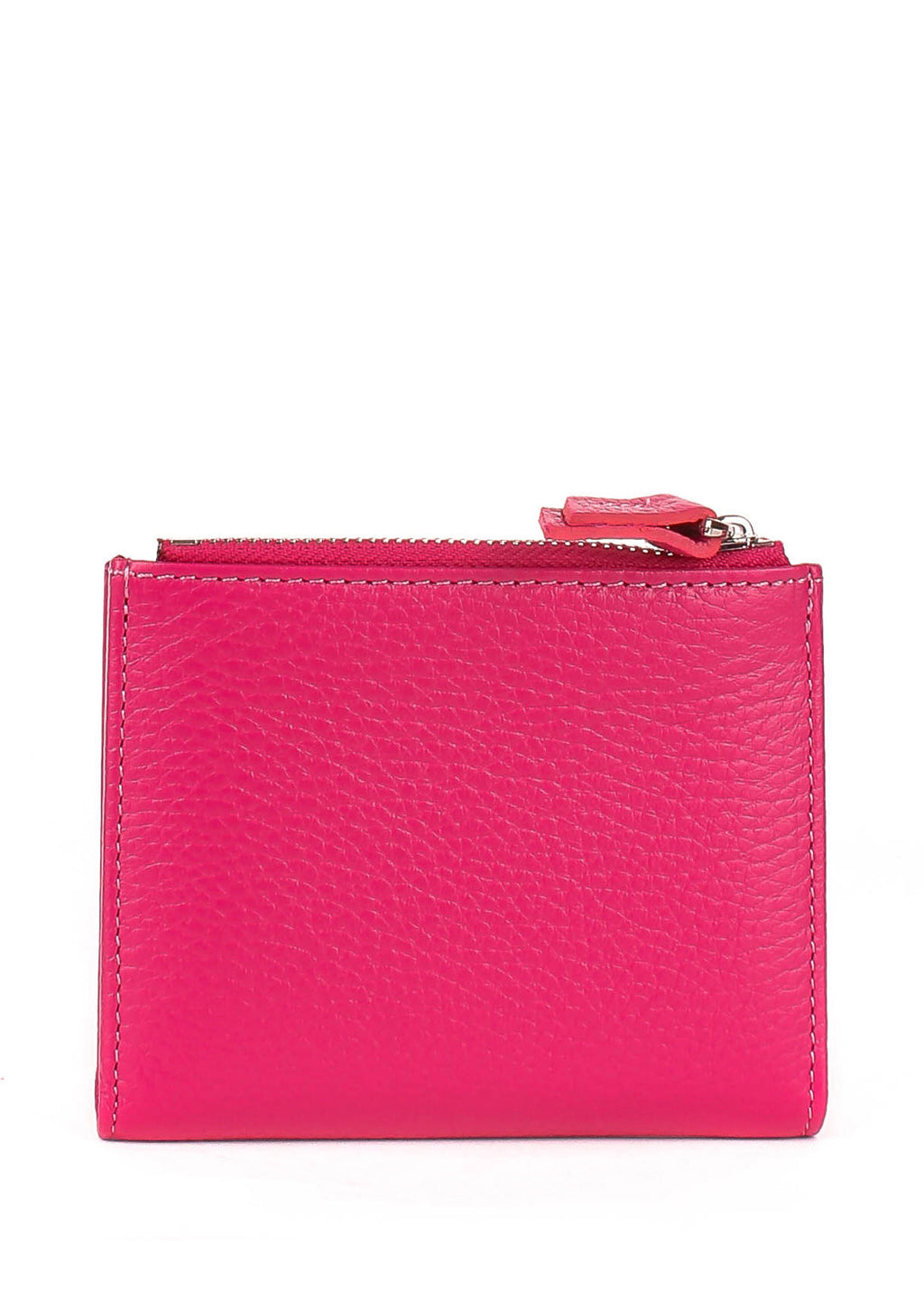 Cartera de piel italiana Rosa 960-369