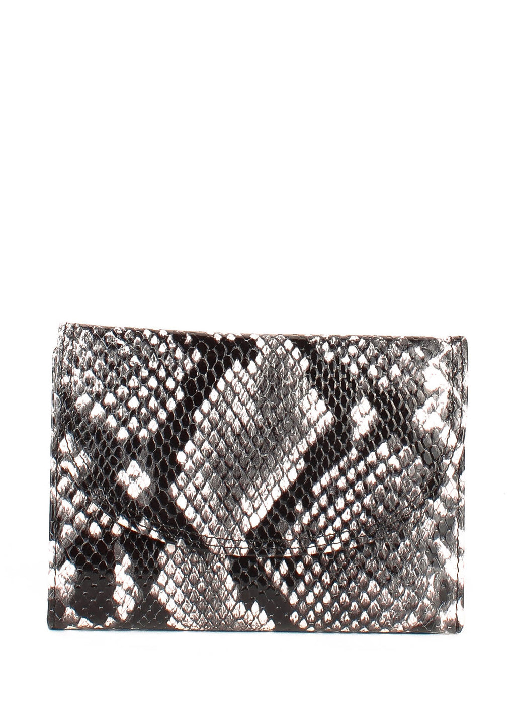 Bandolera de piel italiana Gris 034-993