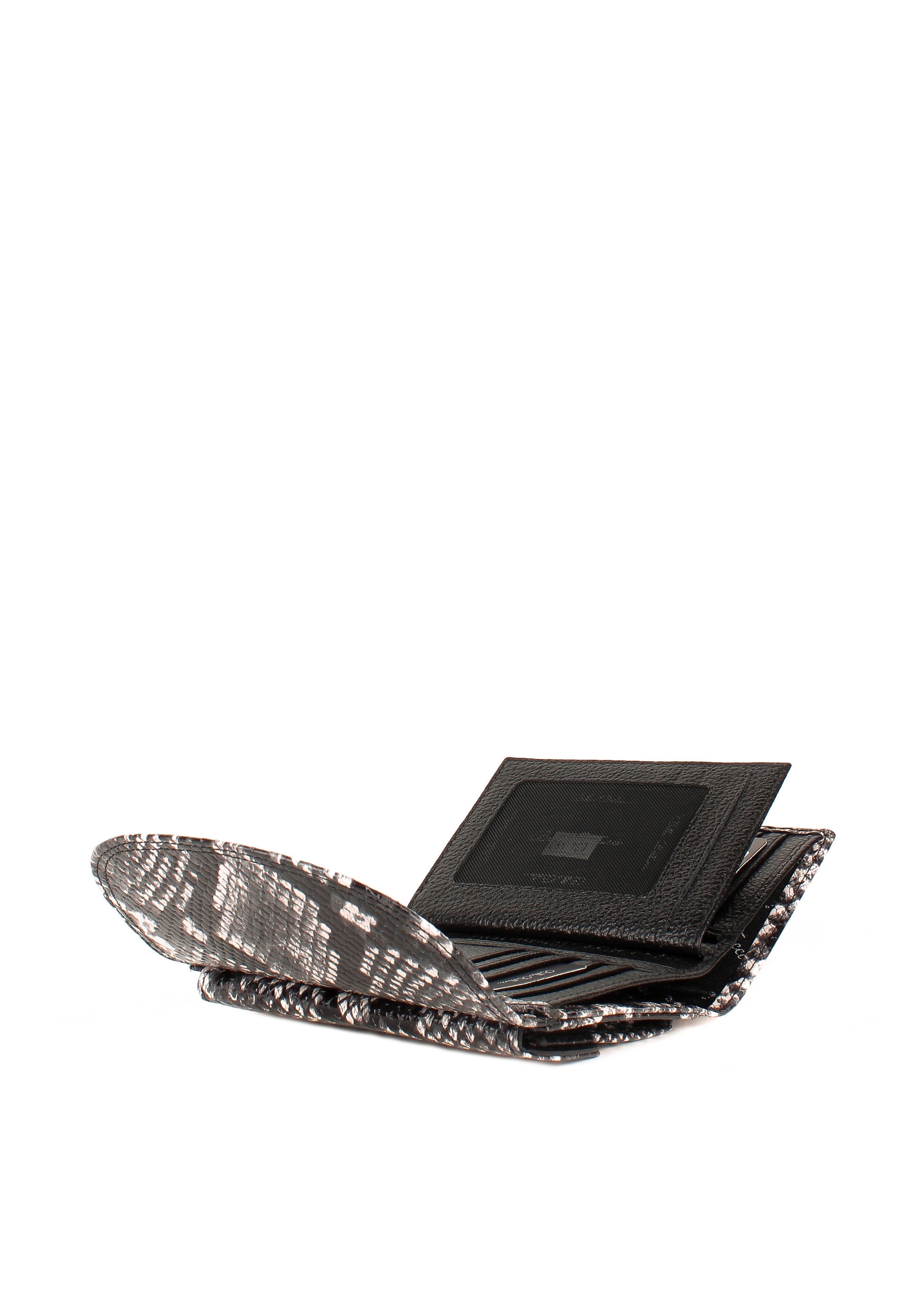 Bandolera de piel italiana Gris 034-993