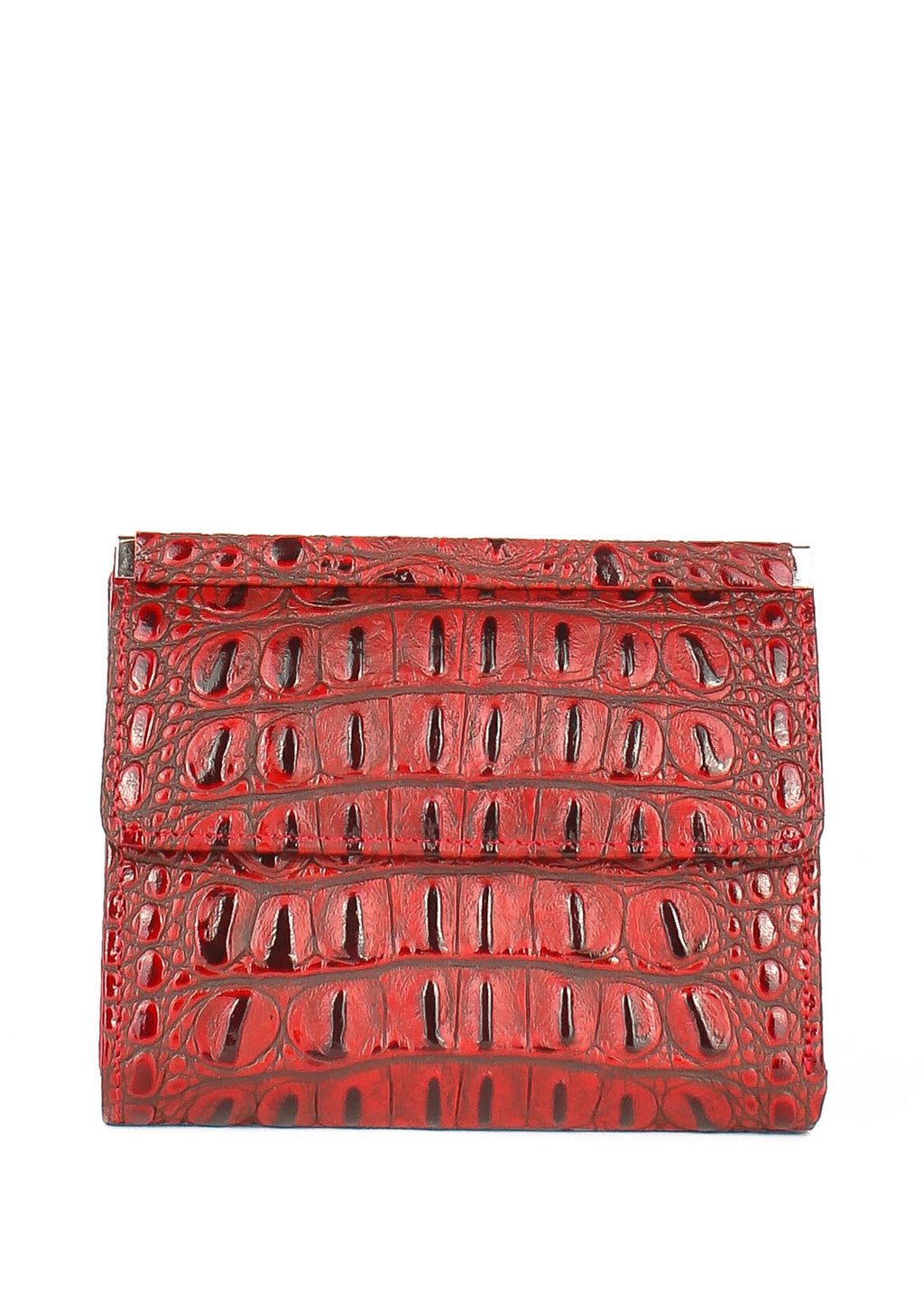 Bandolera de piel italiana Rojo 105-912
