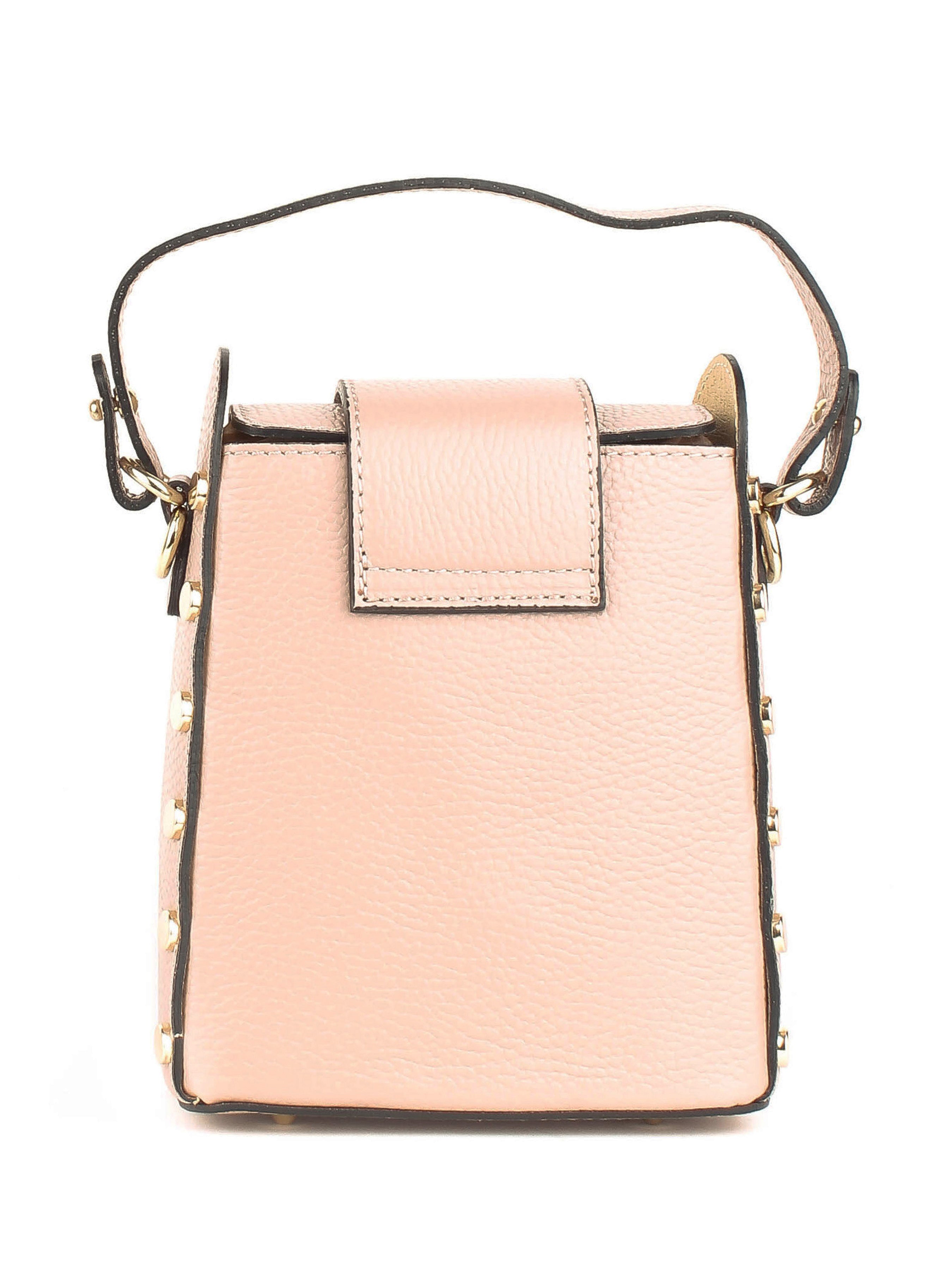 Bandolera de piel italiana Gris 8811-52-32