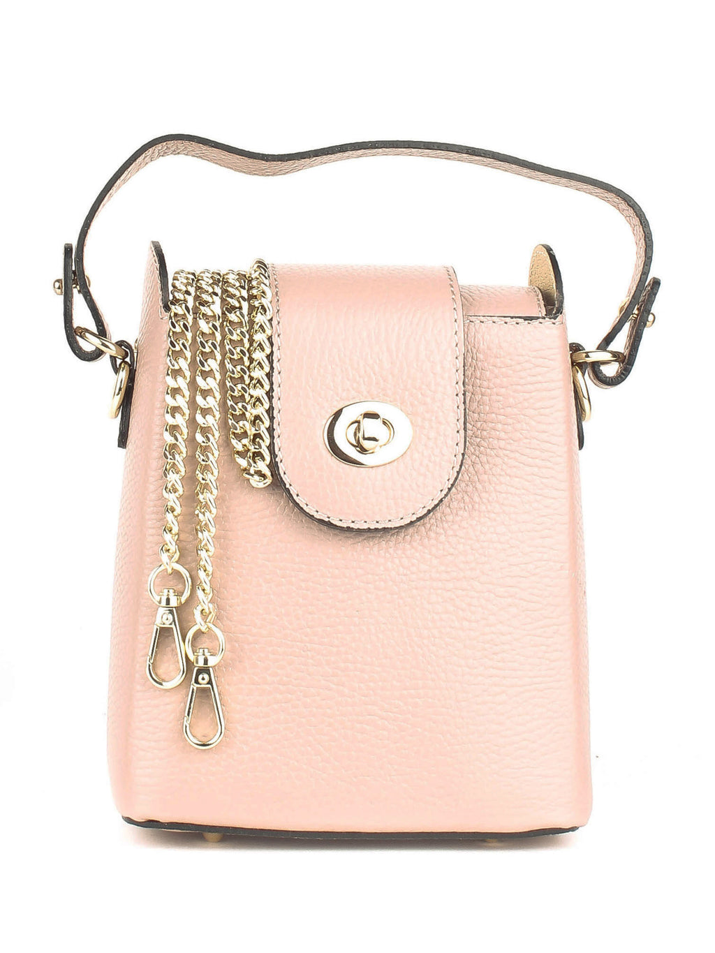 Bandolera de piel italiana Gris 8811-52-32