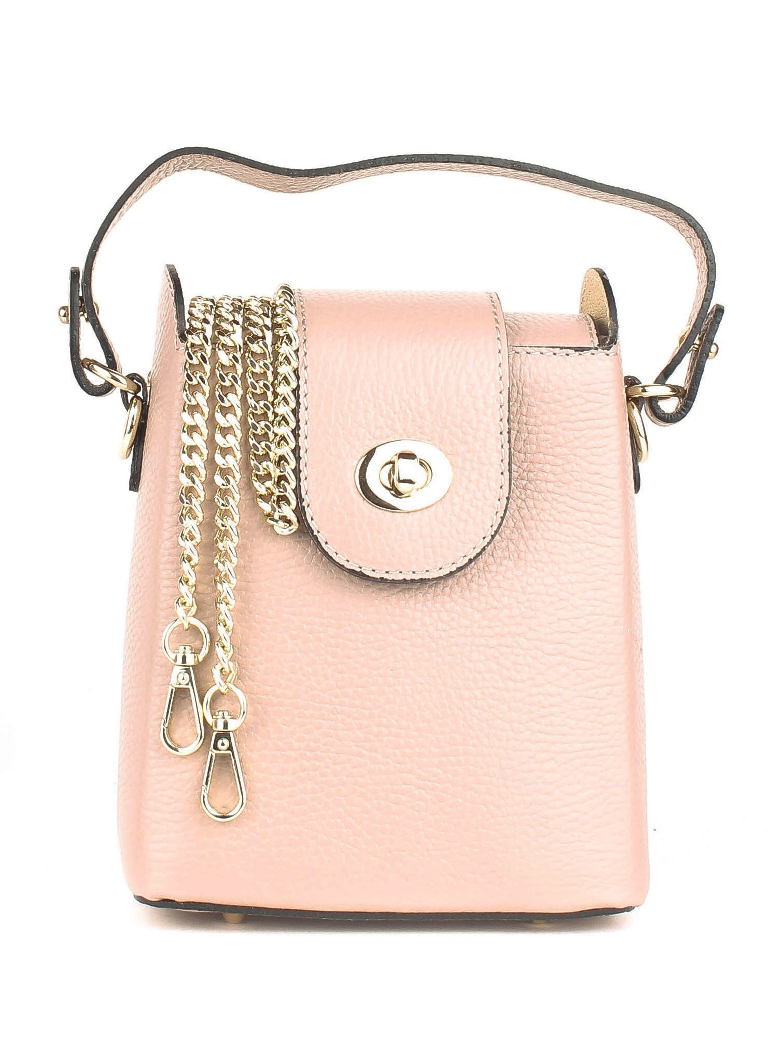 Bandolera de piel italiana Gris 8811-52-32