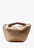 Bolso de hombro de piel italiana Amarillo 7142-21-32