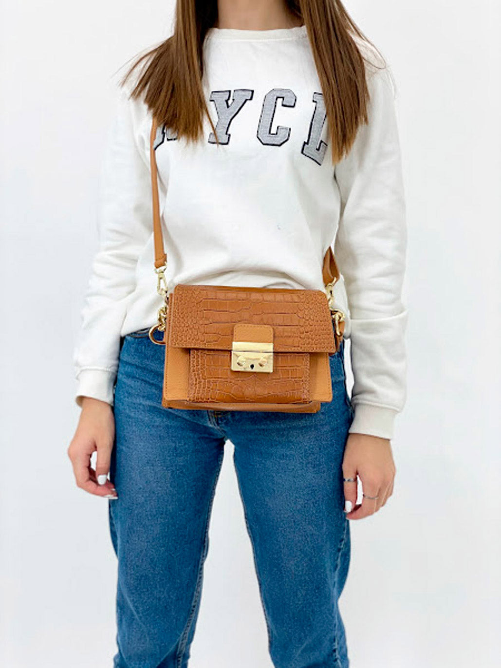 Bandolera Tonica Marrón