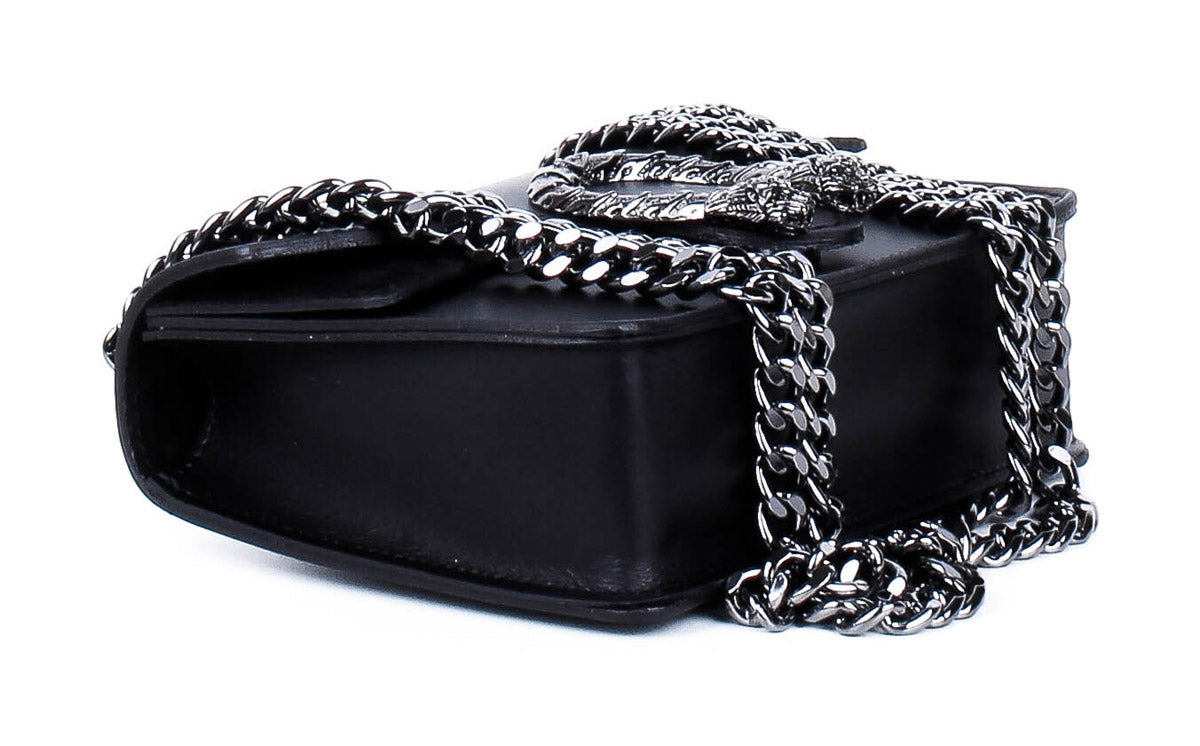 Bandolera de piel italiana Negro 9638-05-31