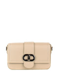 Bandolera de piel italiana Beige 5833-11-32