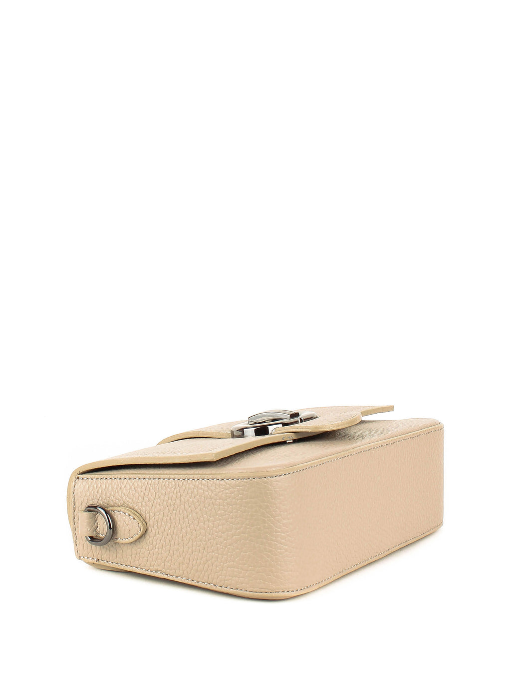 Bandolera de piel italiana Beige 5833-11-32