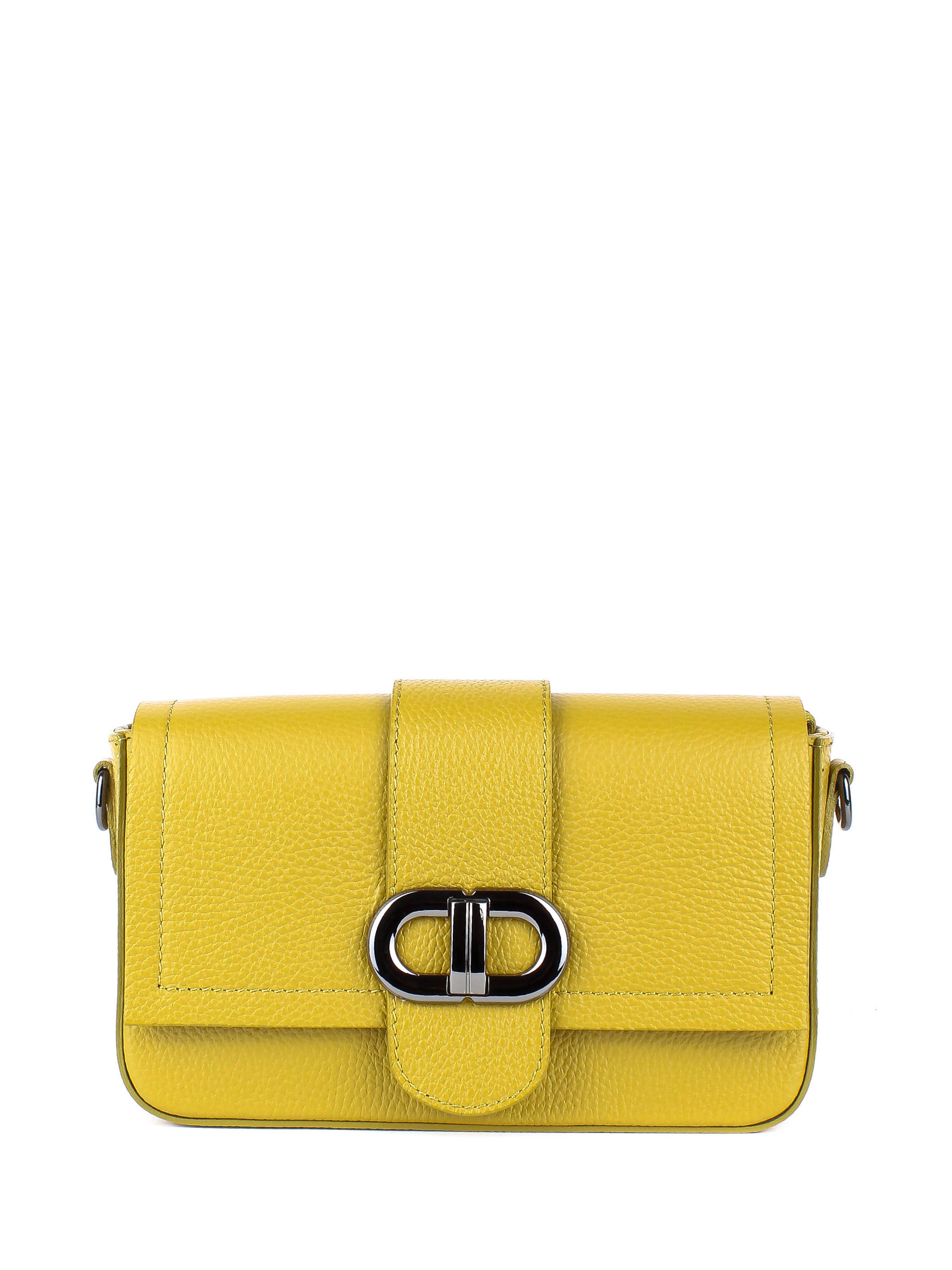 Bandolera de piel italiana Amarillo 5833-55-32