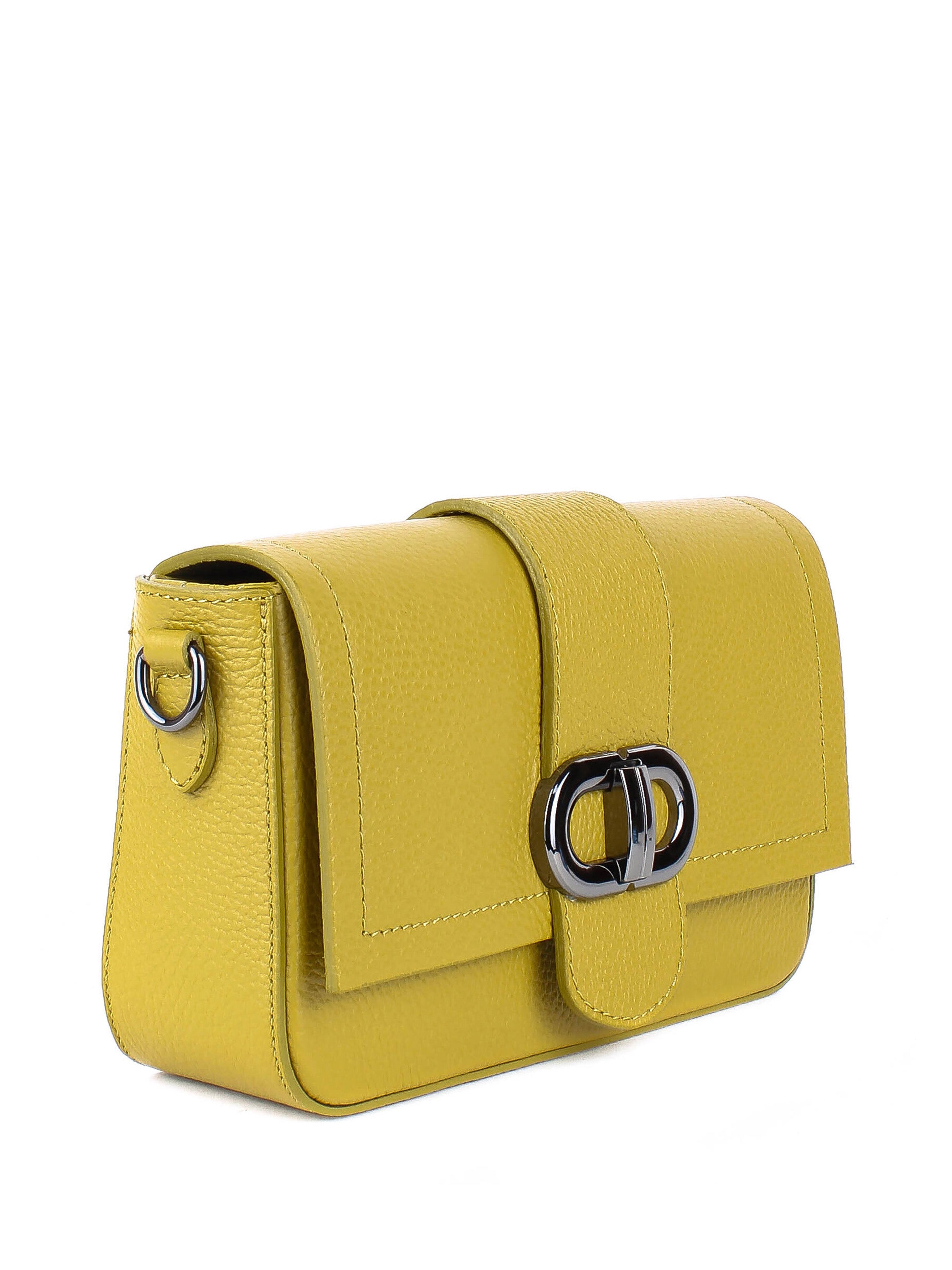 Bandolera de piel italiana Amarillo 5833-55-32