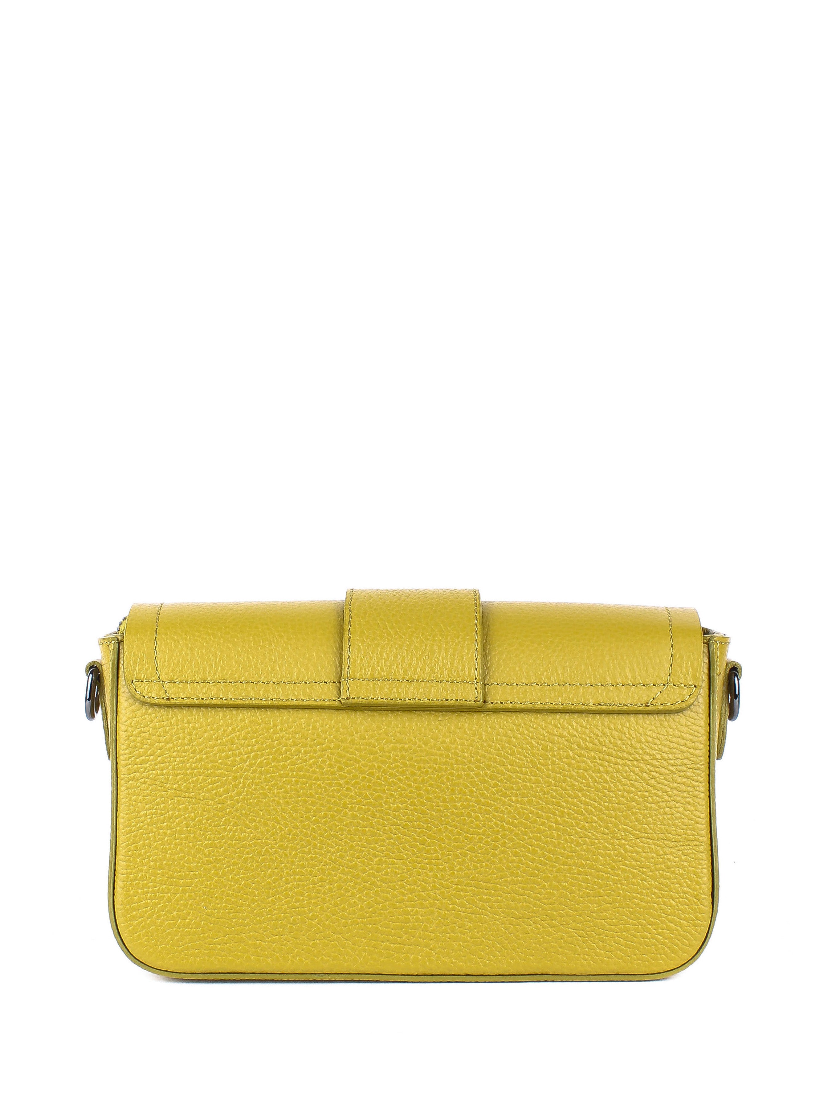 Bandolera de piel italiana Amarillo 5833-55-32