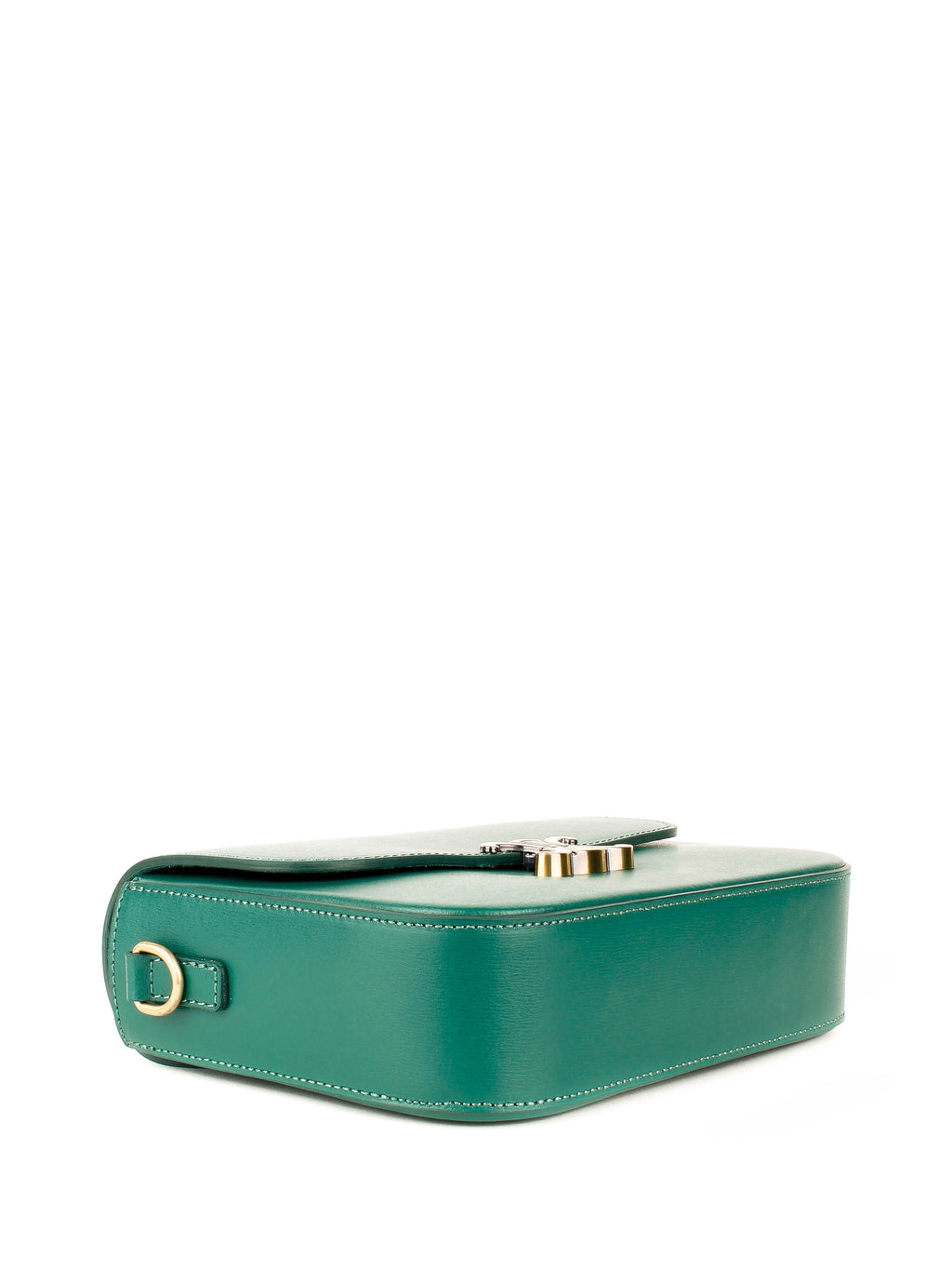 Bandolera de piel italiana Verde 4422-64-33