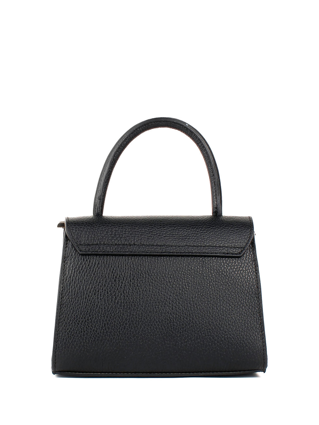 Bolso de mano de piel italiana Negro 9025-05-32