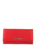 Cartera de piel italiana Rojo 1133-46