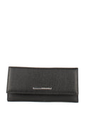 Cartera de piel italiana Negro 1133-45
