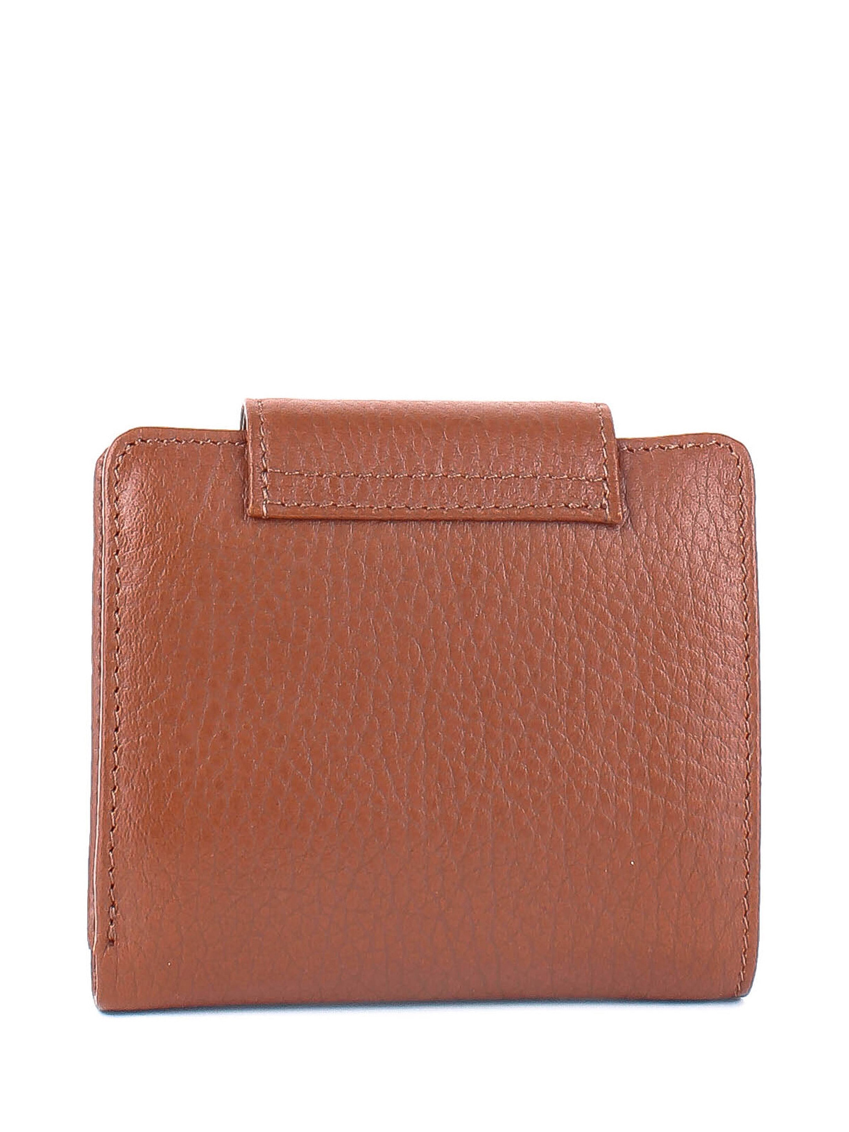 Cartera de piel italiana Rojo 1052-38