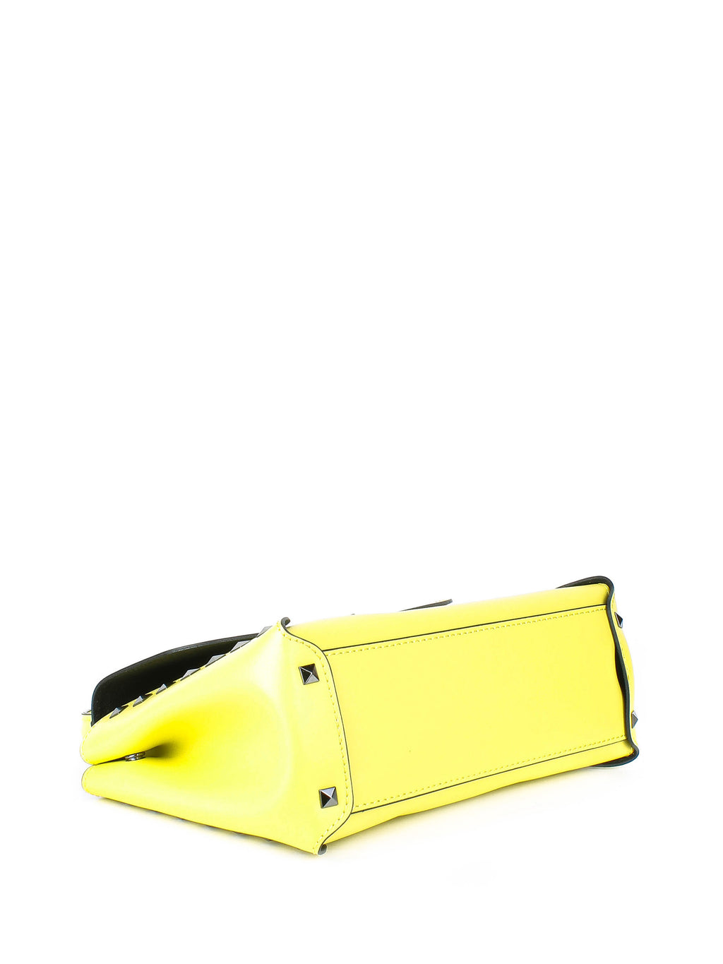 Bolso de mano de piel italiana Amarillo 1291-15-31