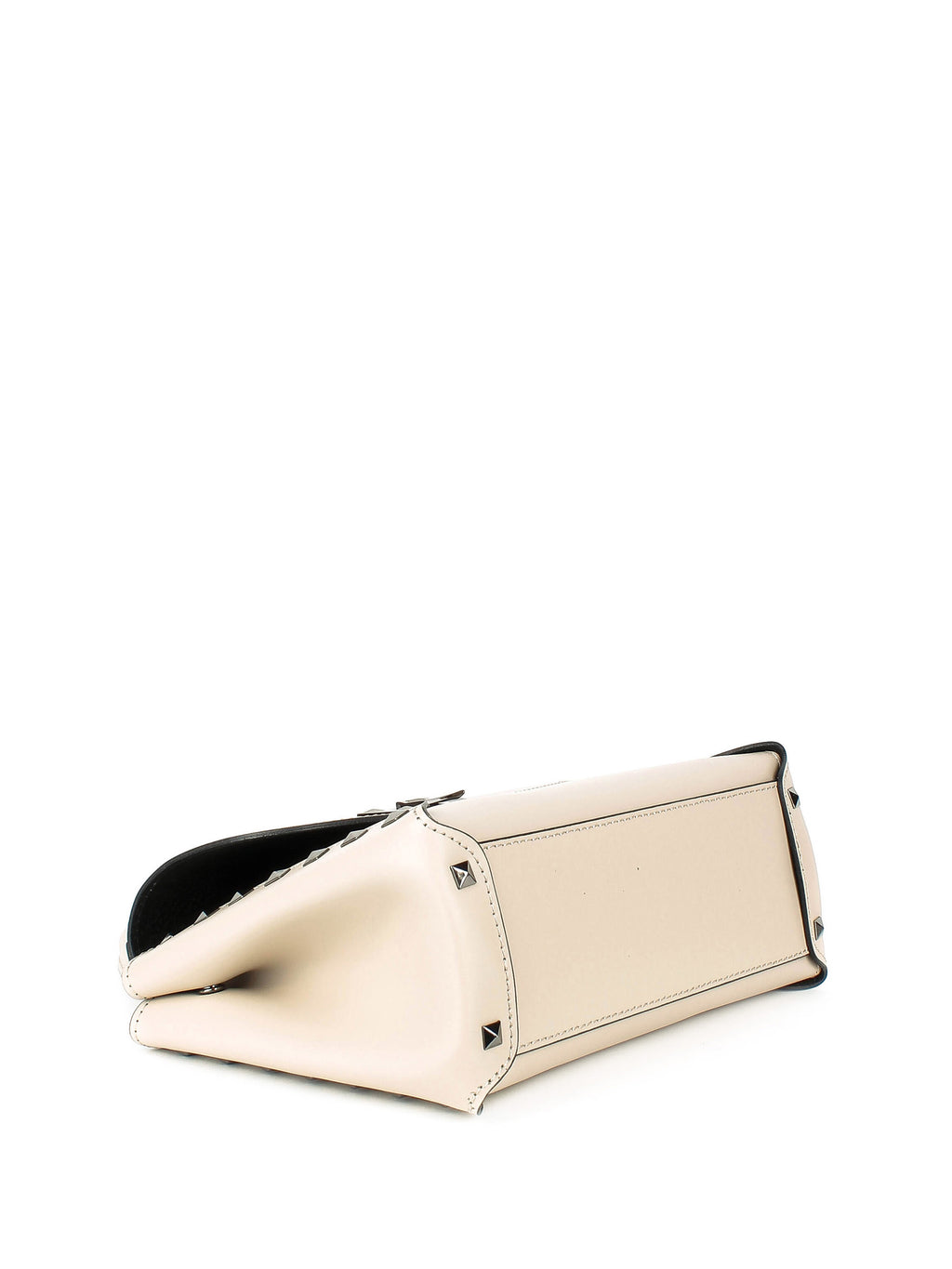 Bolso de mano de piel italiana Beige 1291-11-31