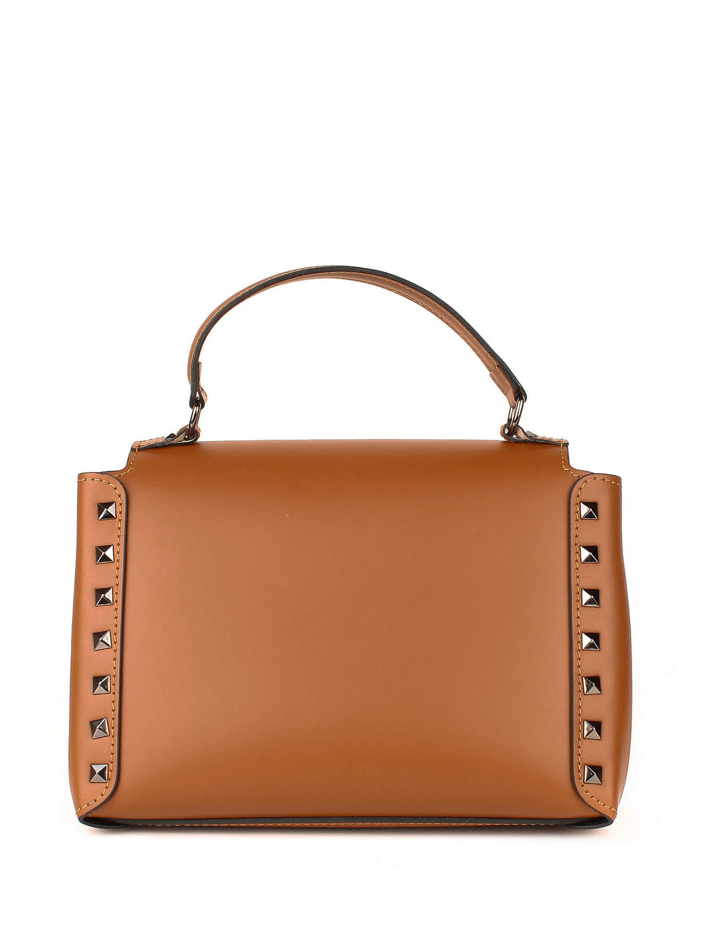 Bolso de mano de piel italiana Rojo 1291-45-31