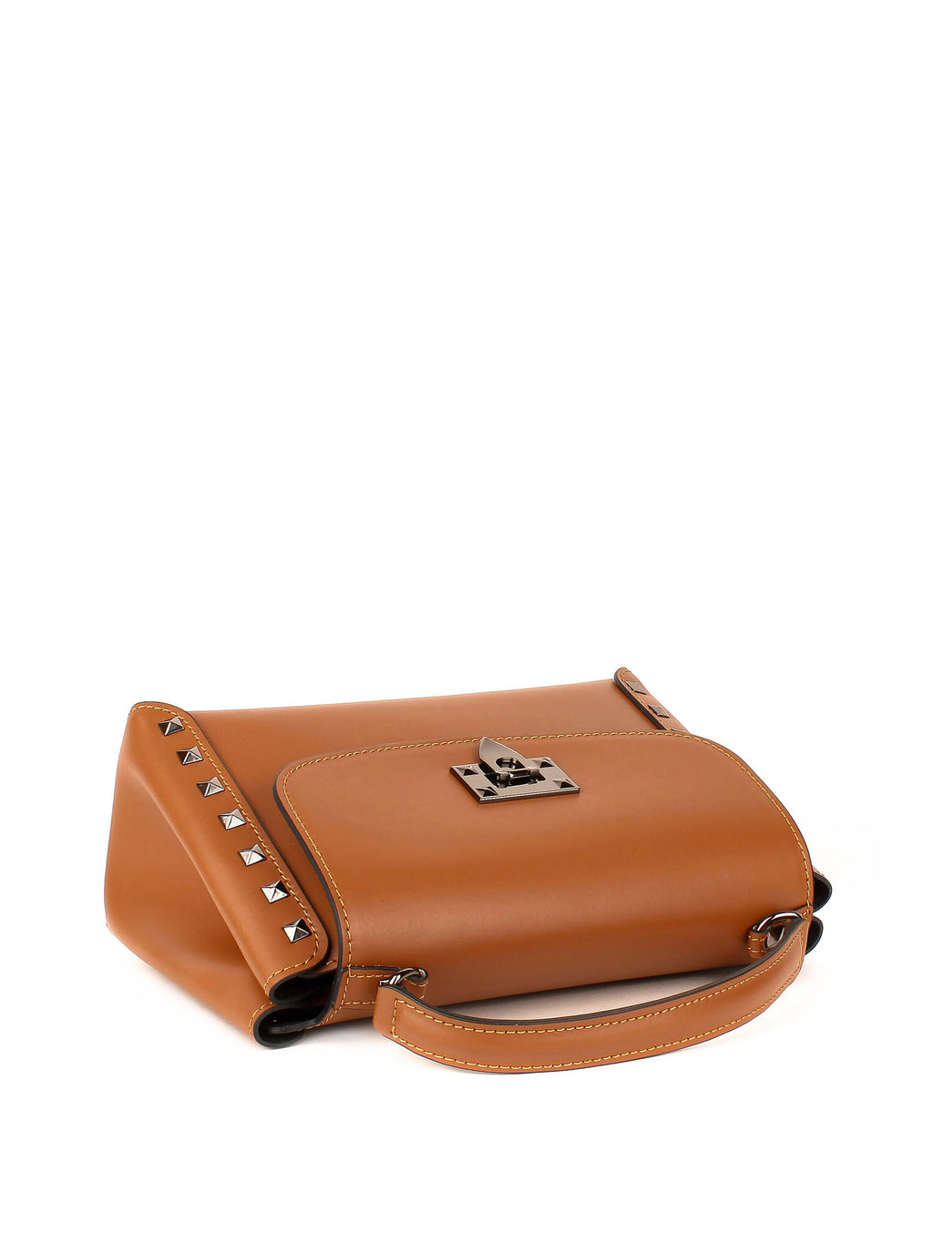 Bolso de mano de piel italiana Rojo 1291-45-31