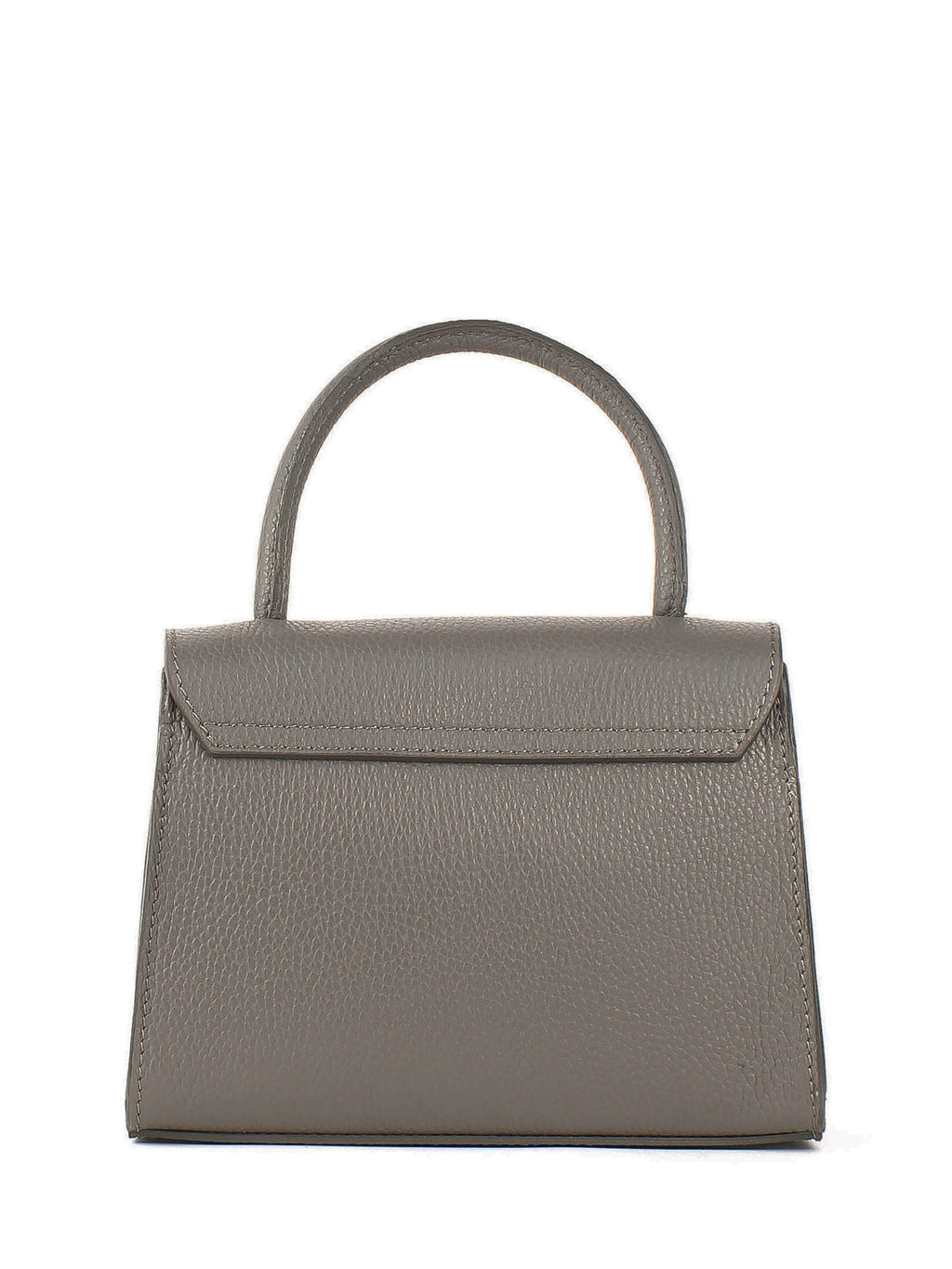 Bolso de mano de piel italiana Gris, Beige 9025-98-32