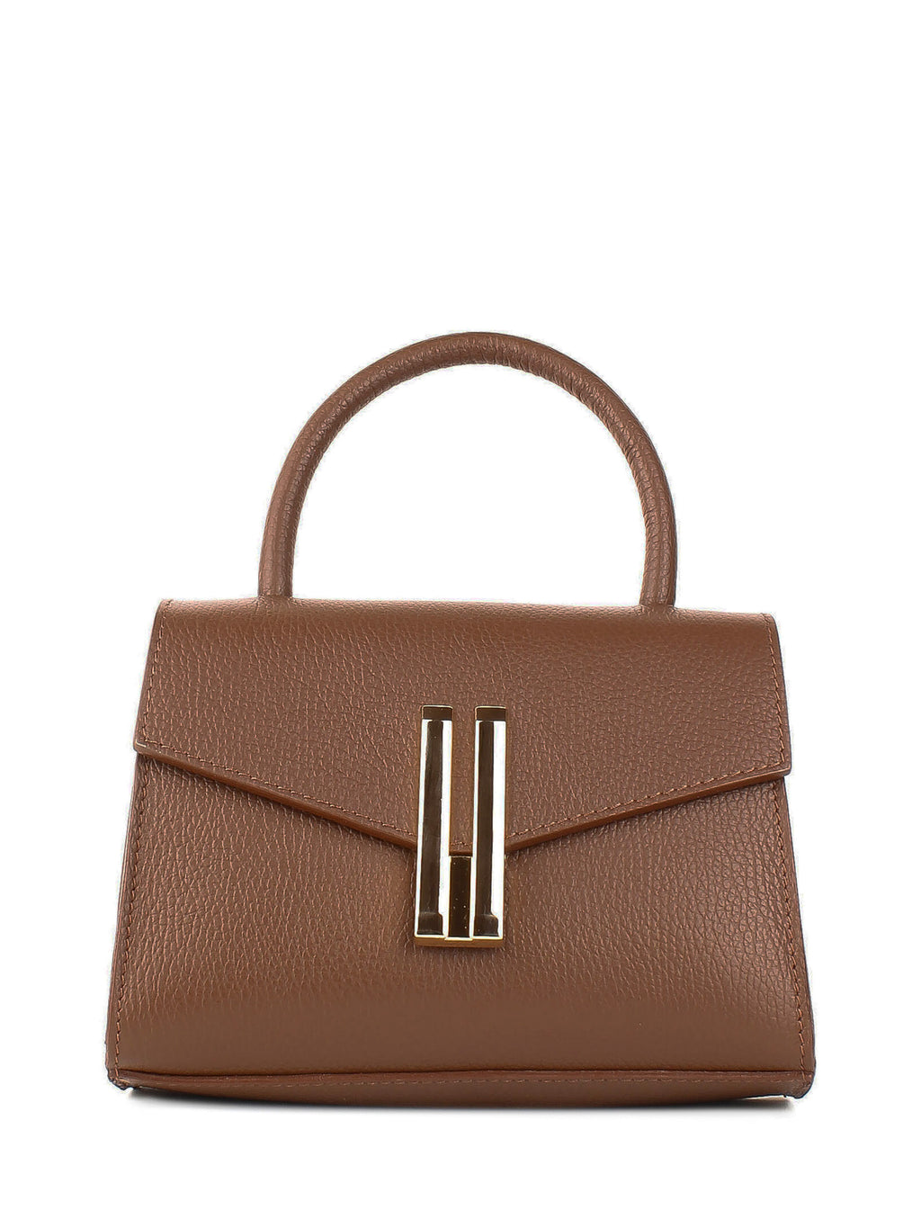 Bolso de mano de piel italiana Marrón 9025-06-32