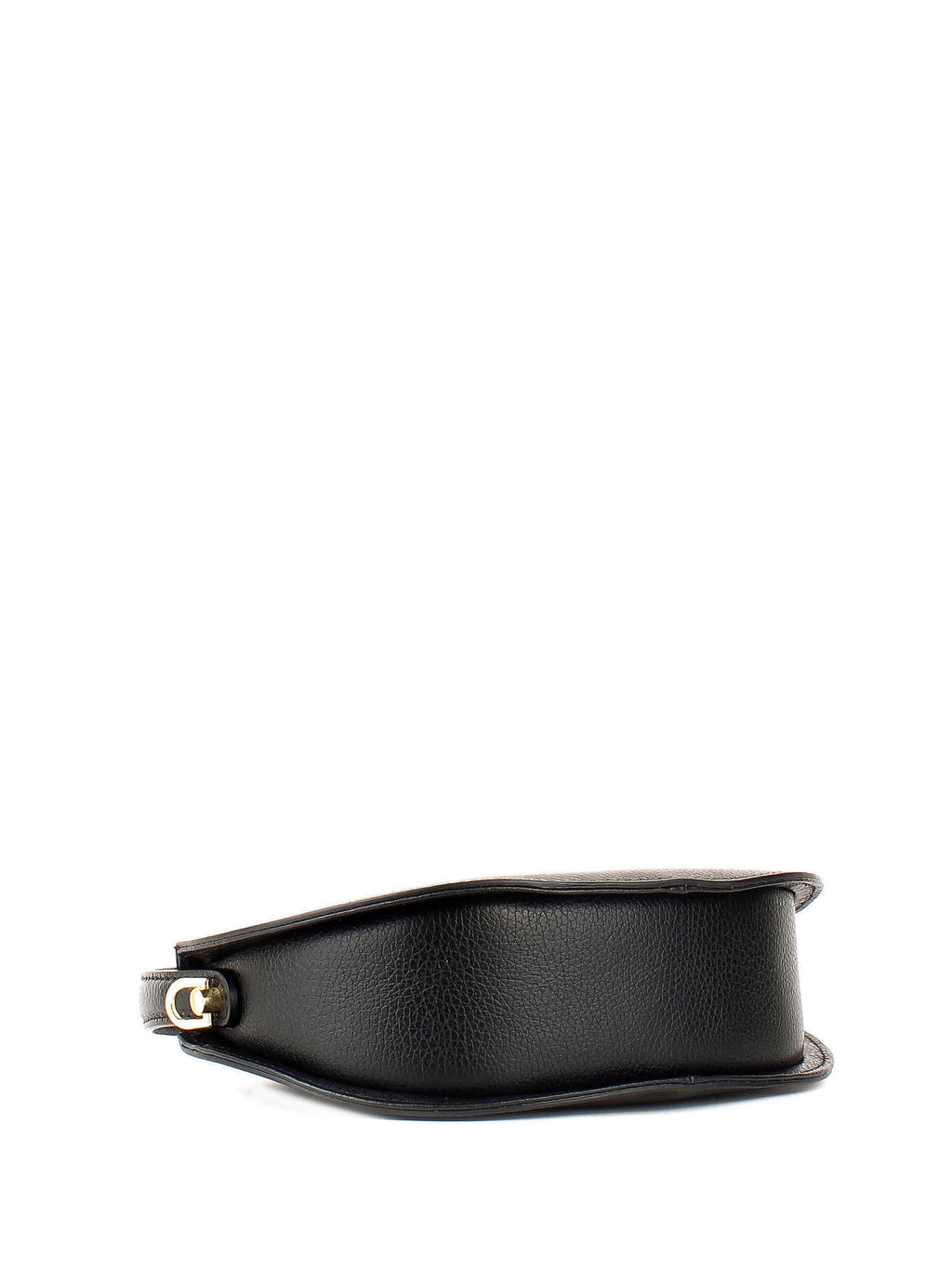 Bolso de hombro de piel italiana Negro 7640-05-32