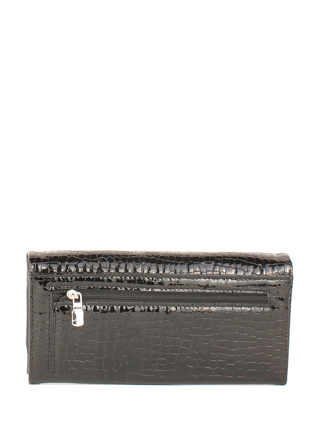 Cartera de piel italiana Negro 1159-572