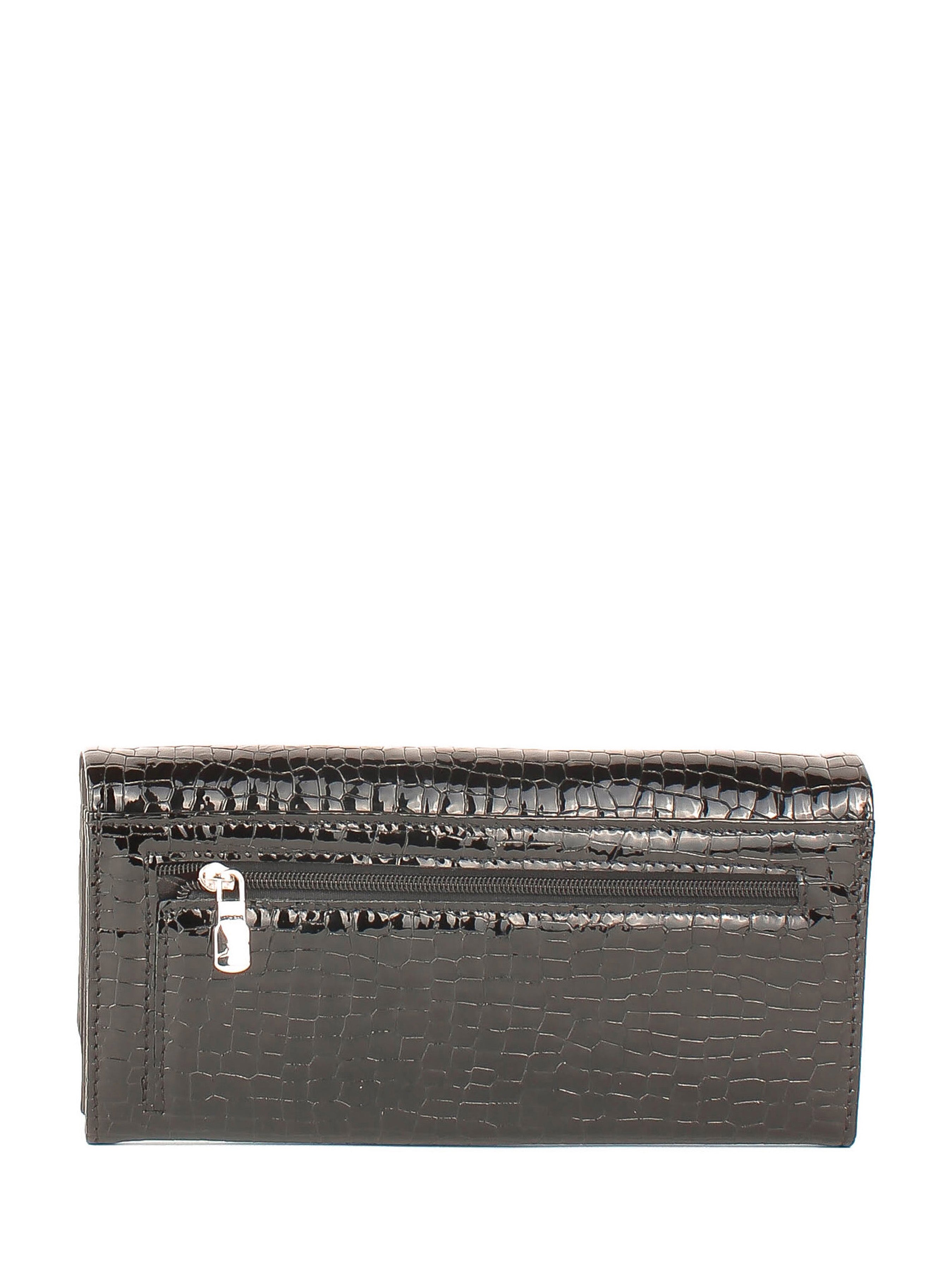 Cartera de piel italiana Negro 1159-572