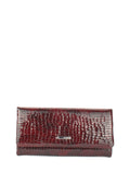 Cartera de piel italiana Burgoña 1159-577