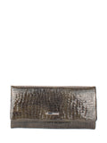 Cartera de piel italiana Verde 1159-575