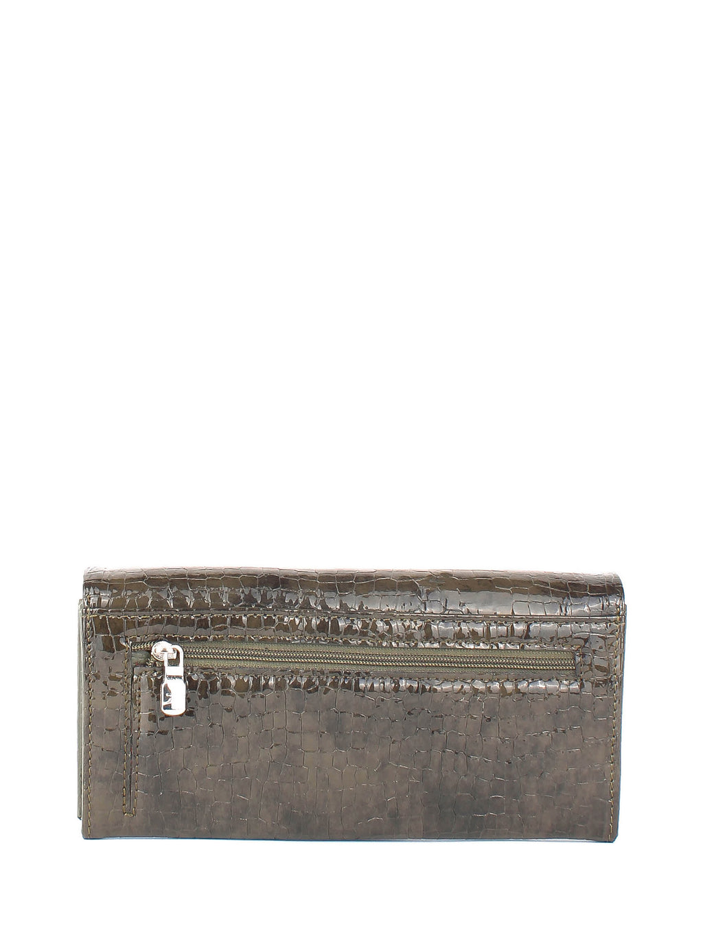 Cartera de piel italiana Verde 1159-575