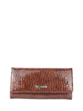 Cartera de piel italiana Marrón 1159-578