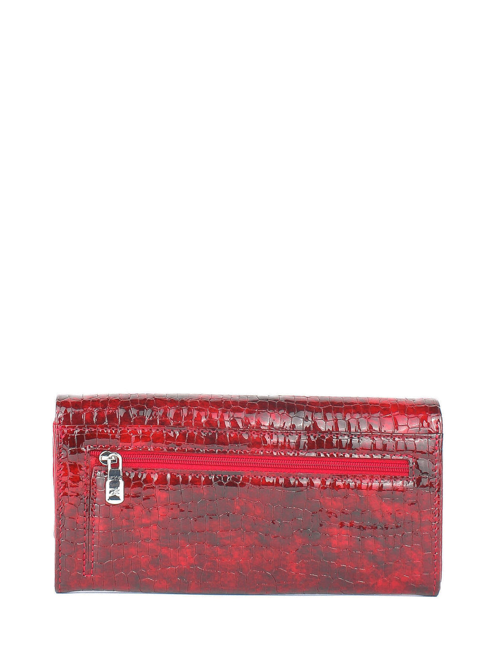 Cartera de piel italiana Rojo 1159-573