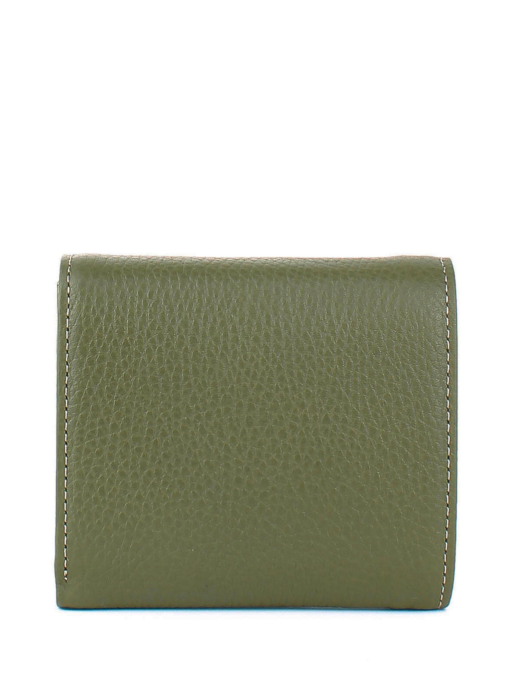 Cartera de piel italiana Verde 2019-084